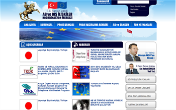 Samsun Valiliği AB Dış İlişkiler Koordinasyon Merkezi İnternet Sitesi Faaliyeti Geçti